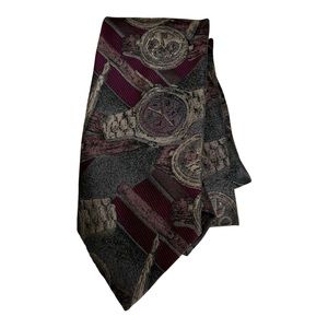 John Henry Watch Motif Men’s Necktie Tie